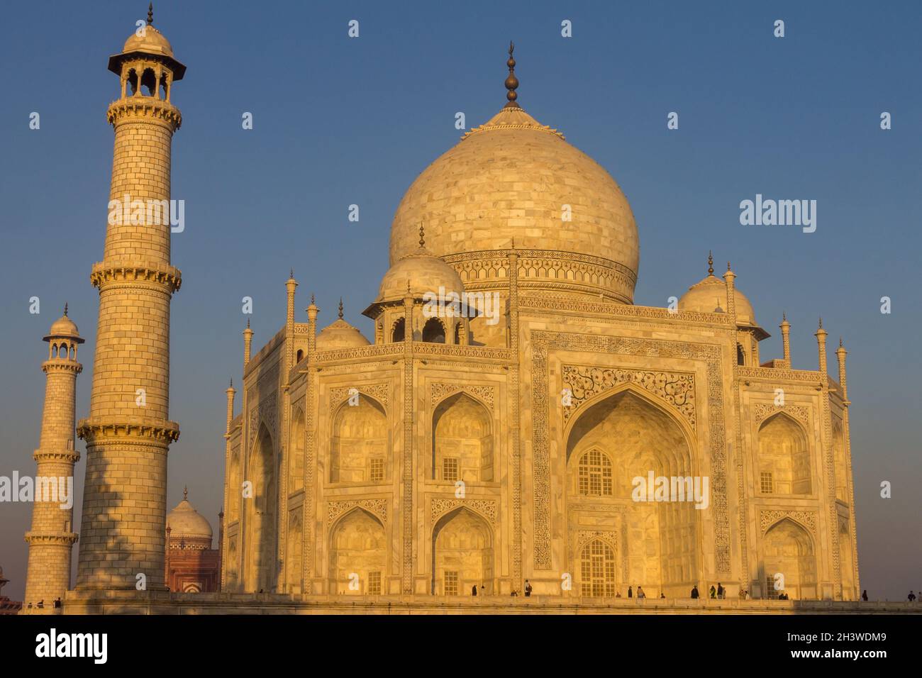 Golden Taj Mahal Stock Photo
