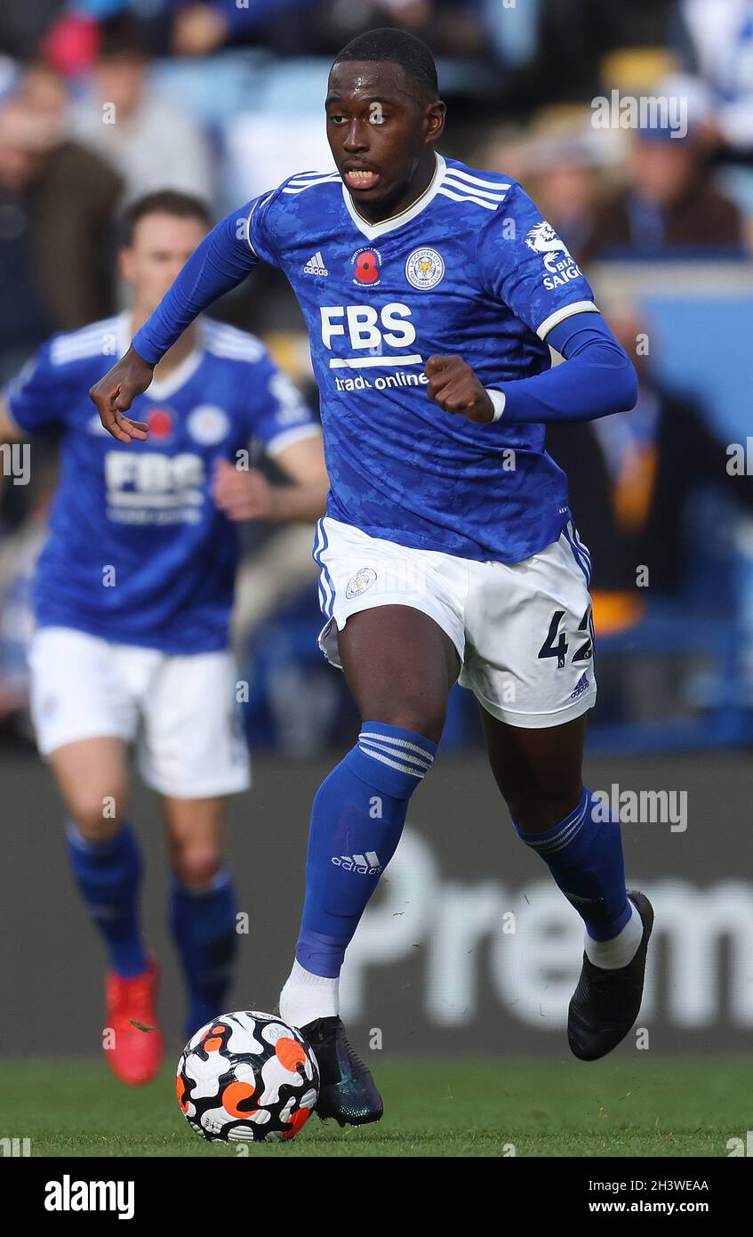 Leicester, England, 30th October 2021.  Boubakary Soumare of Leicester City during the Premier League match at the King Power Stadium, Leicester. Picture credit should read: Darren Staples / Sportimage Stock Photo