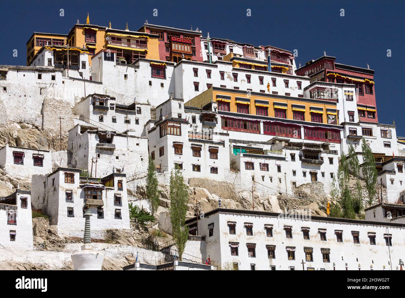 Thikse Monastery, Ladakh Stock Photo