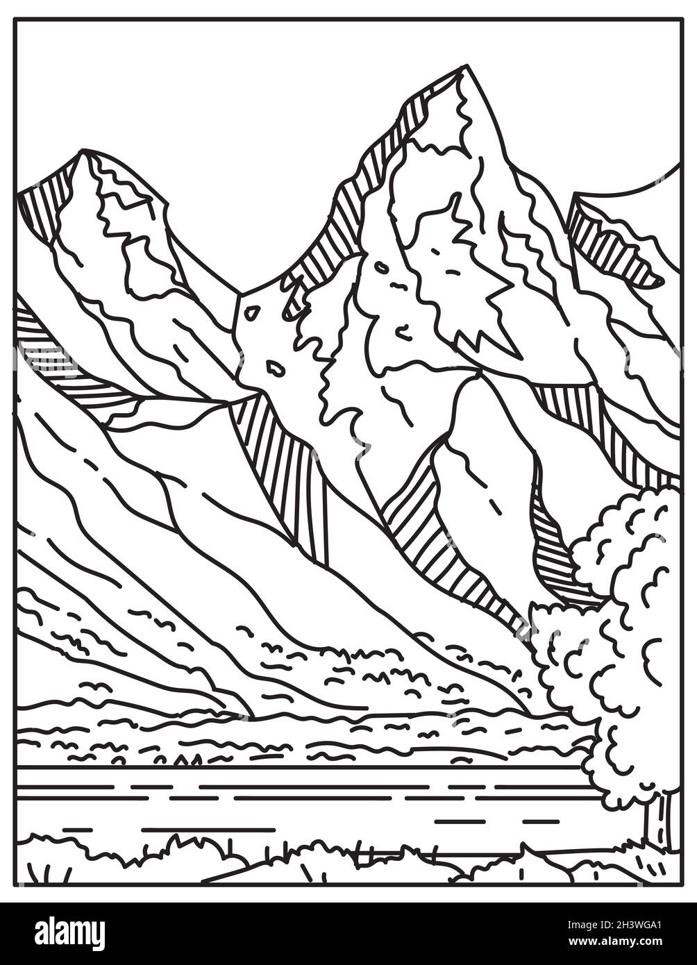 Jacksons hole Cut Out Stock Images & Pictures Alamy