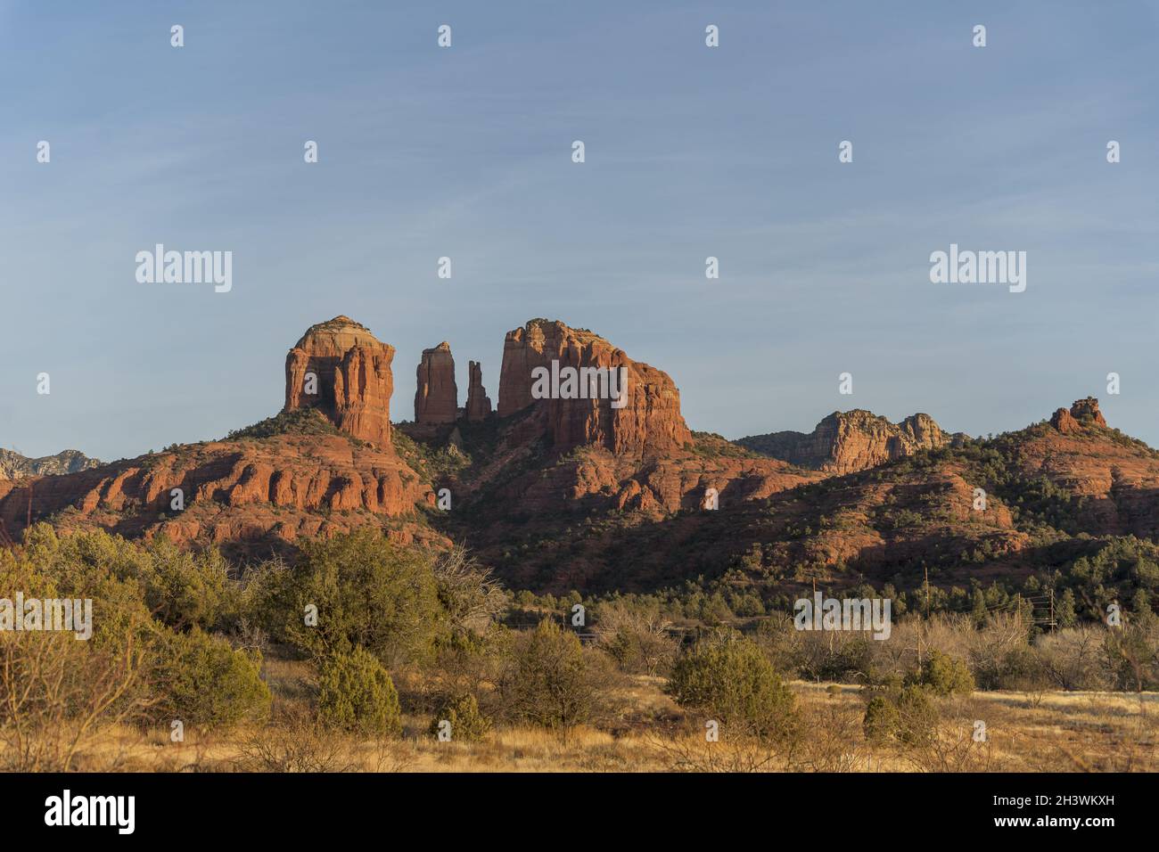 American Desert Rock Formations Stock Photo