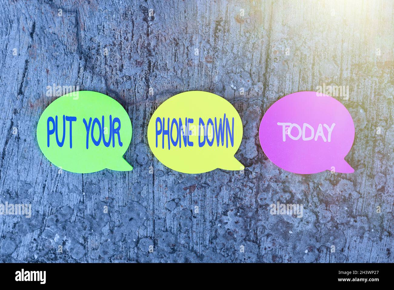 Goodbye text phone hi-res stock photography and images - Alamy