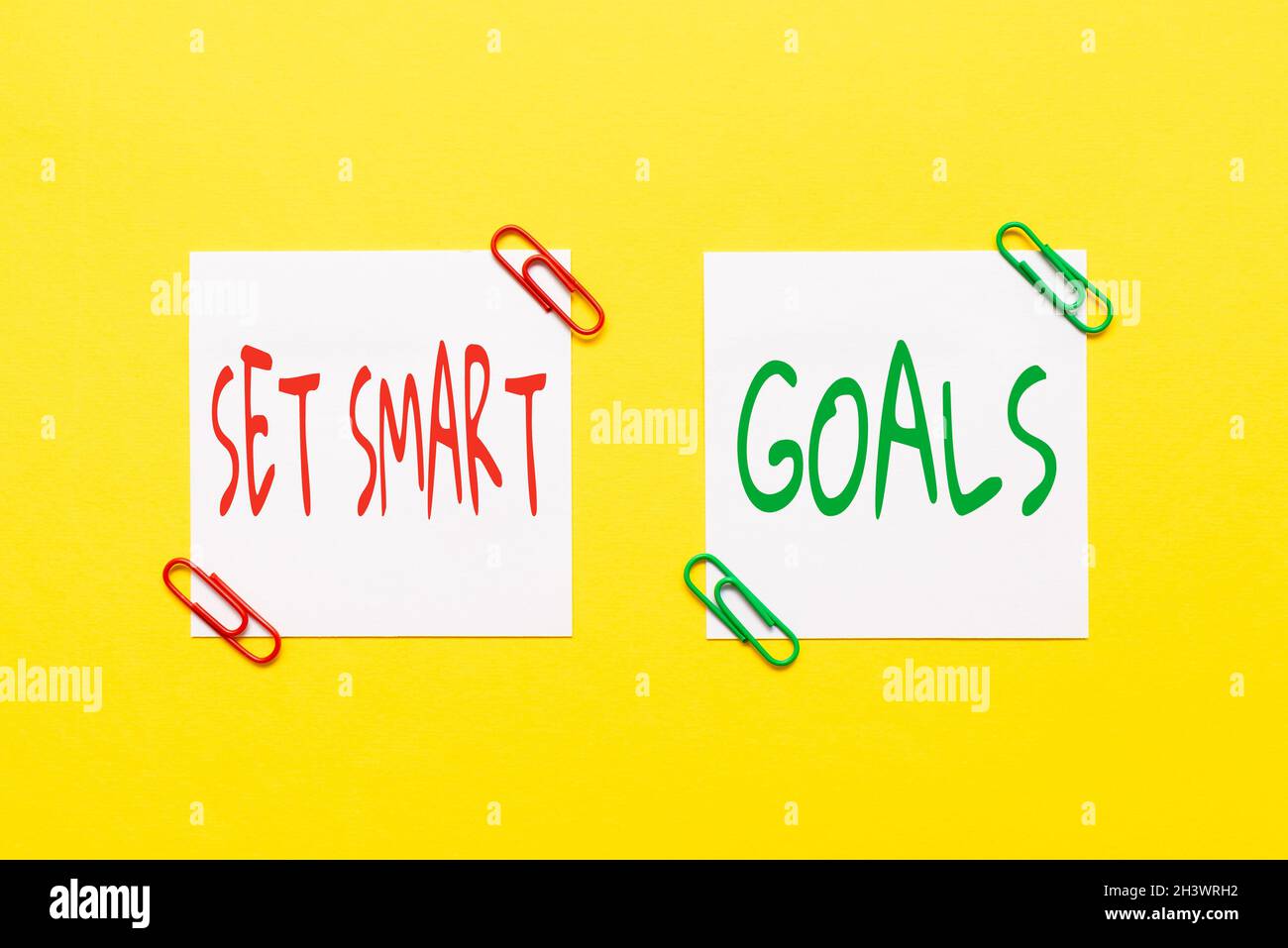 Conceptual caption Set Smart Goals. Business approach giving criteria ...