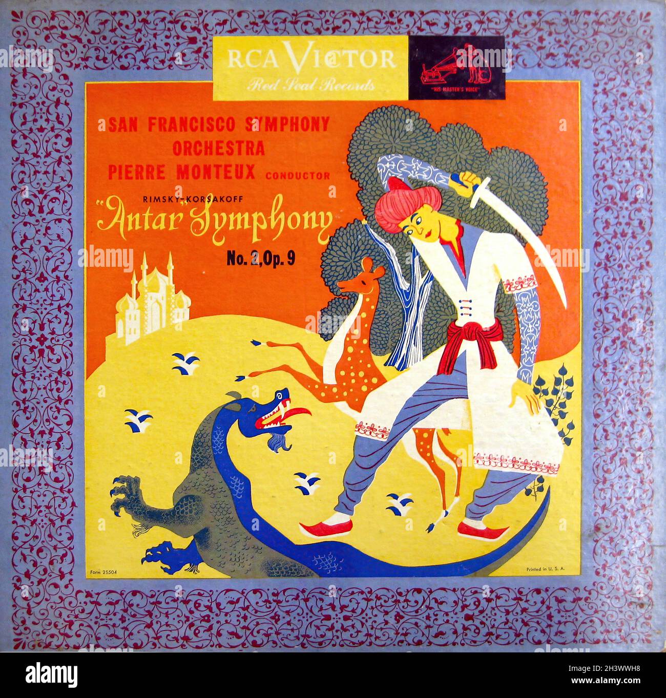 RimskyKorsakov Antar Monteux SFSO RCA Classical Music Vintage