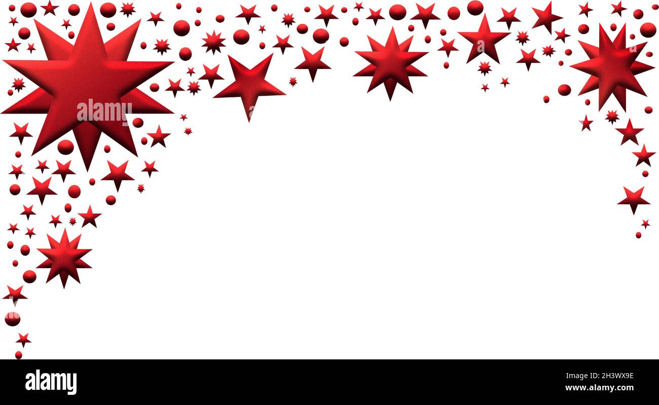 Gold stars on white background, vector illustration with copy space ...