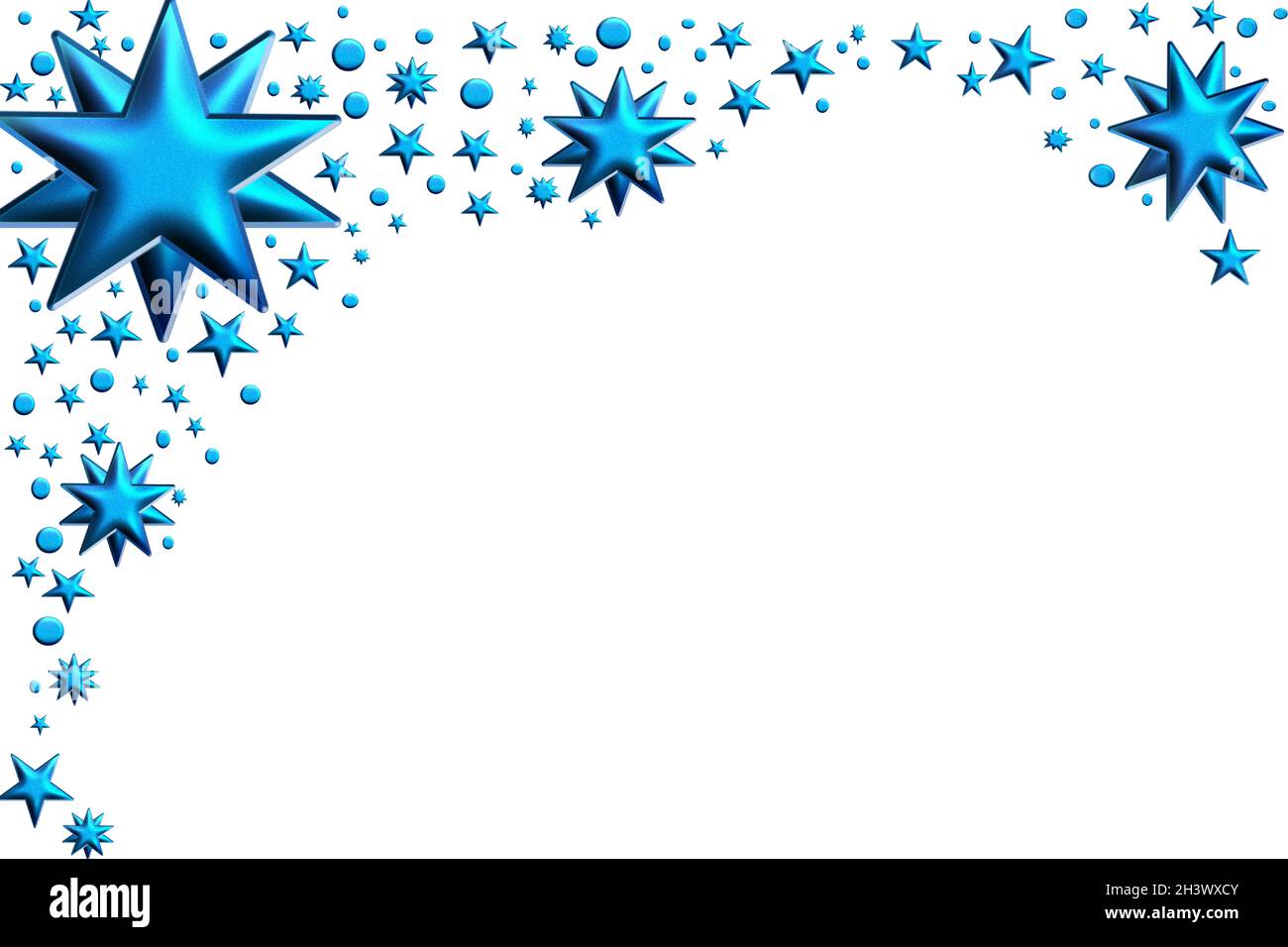 Gold stars on white background, vector illustration with copy space ...