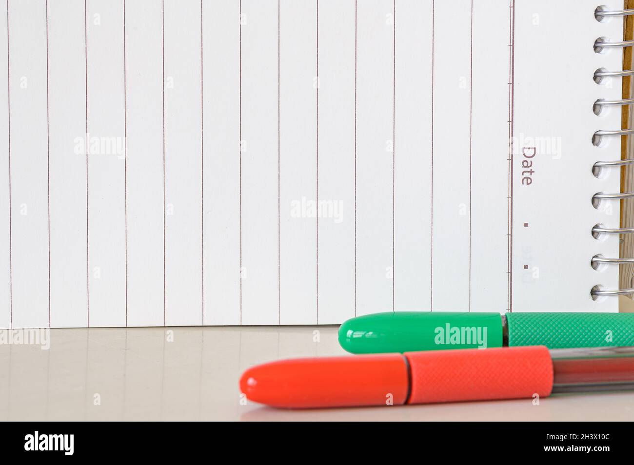 Multiple Assorted Collection Office Stationery Photo With Pens Pencils