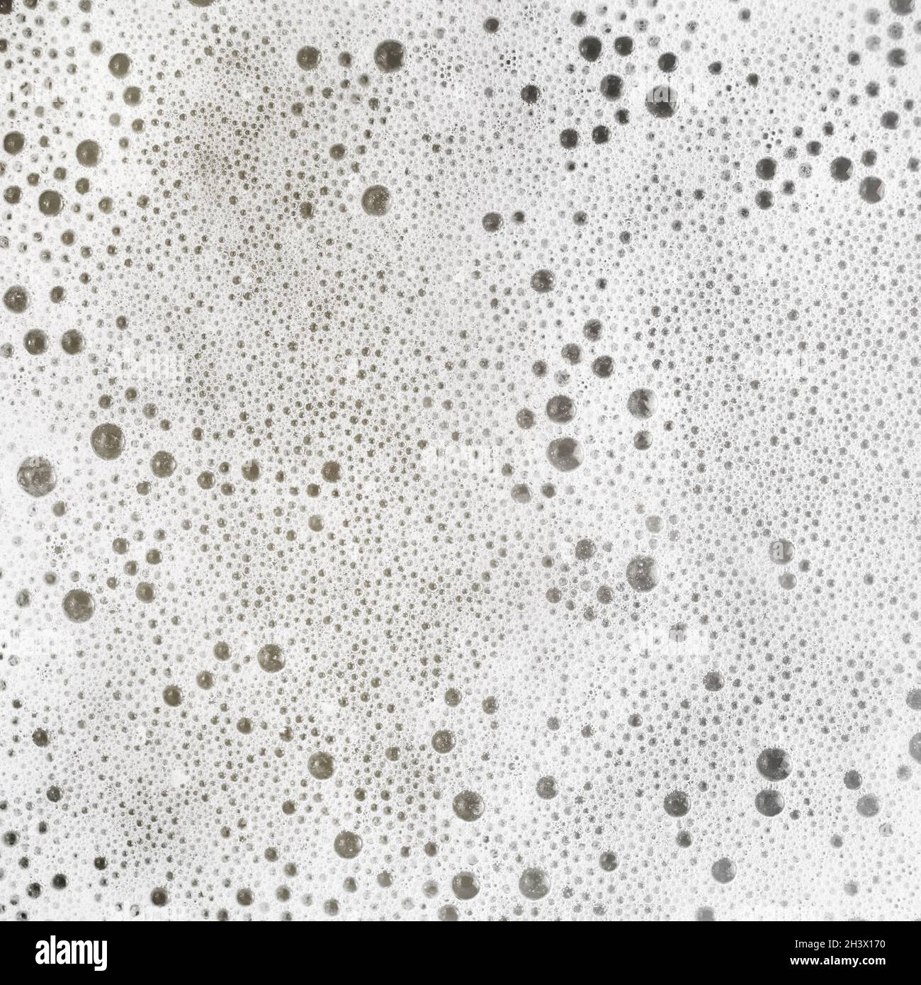 Foam with bubbles Stock Photo