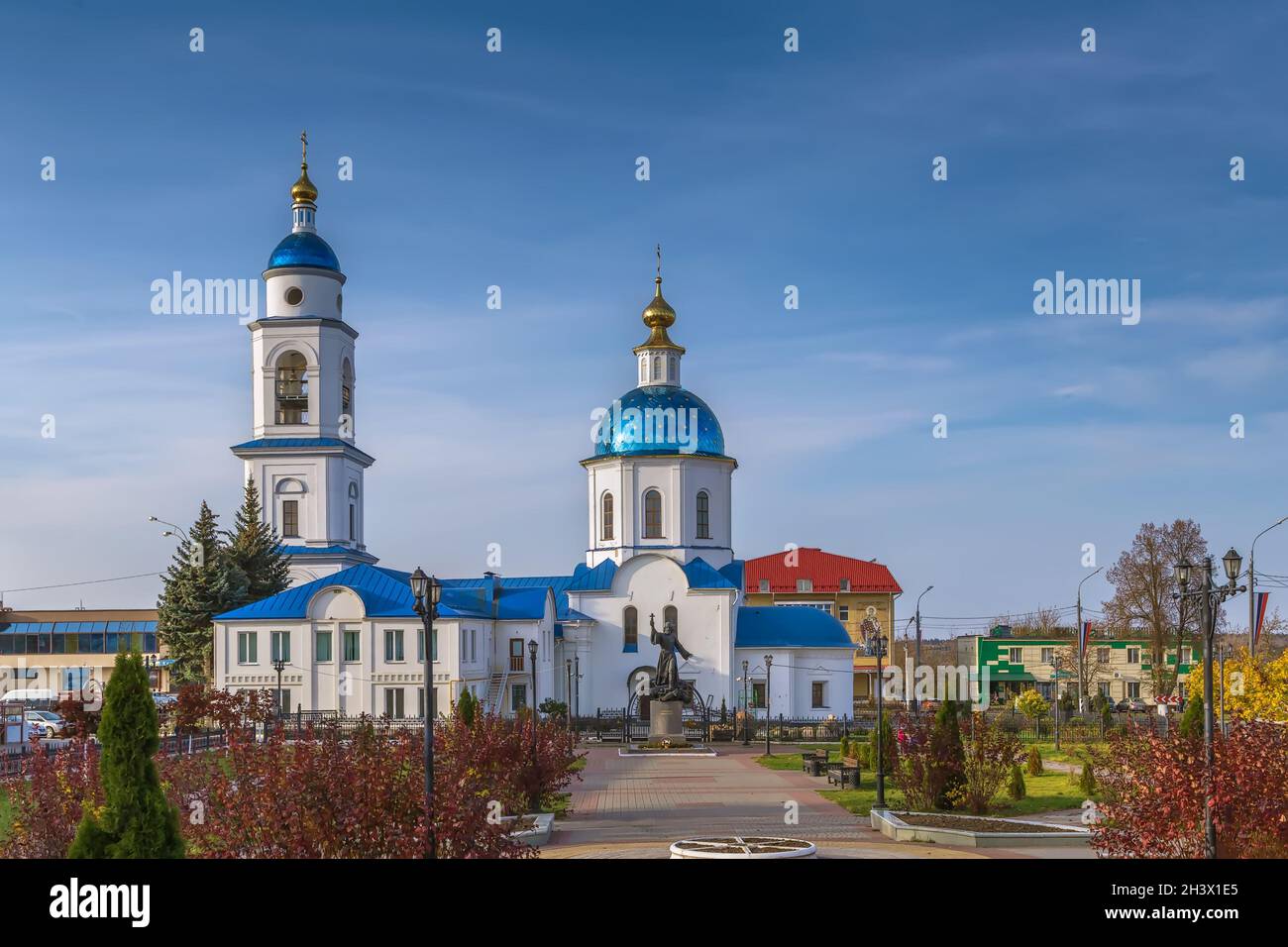 Cathedral of the Kazan Icon of the Mother of God, Maloyaroslavets, Russia Stock Photo