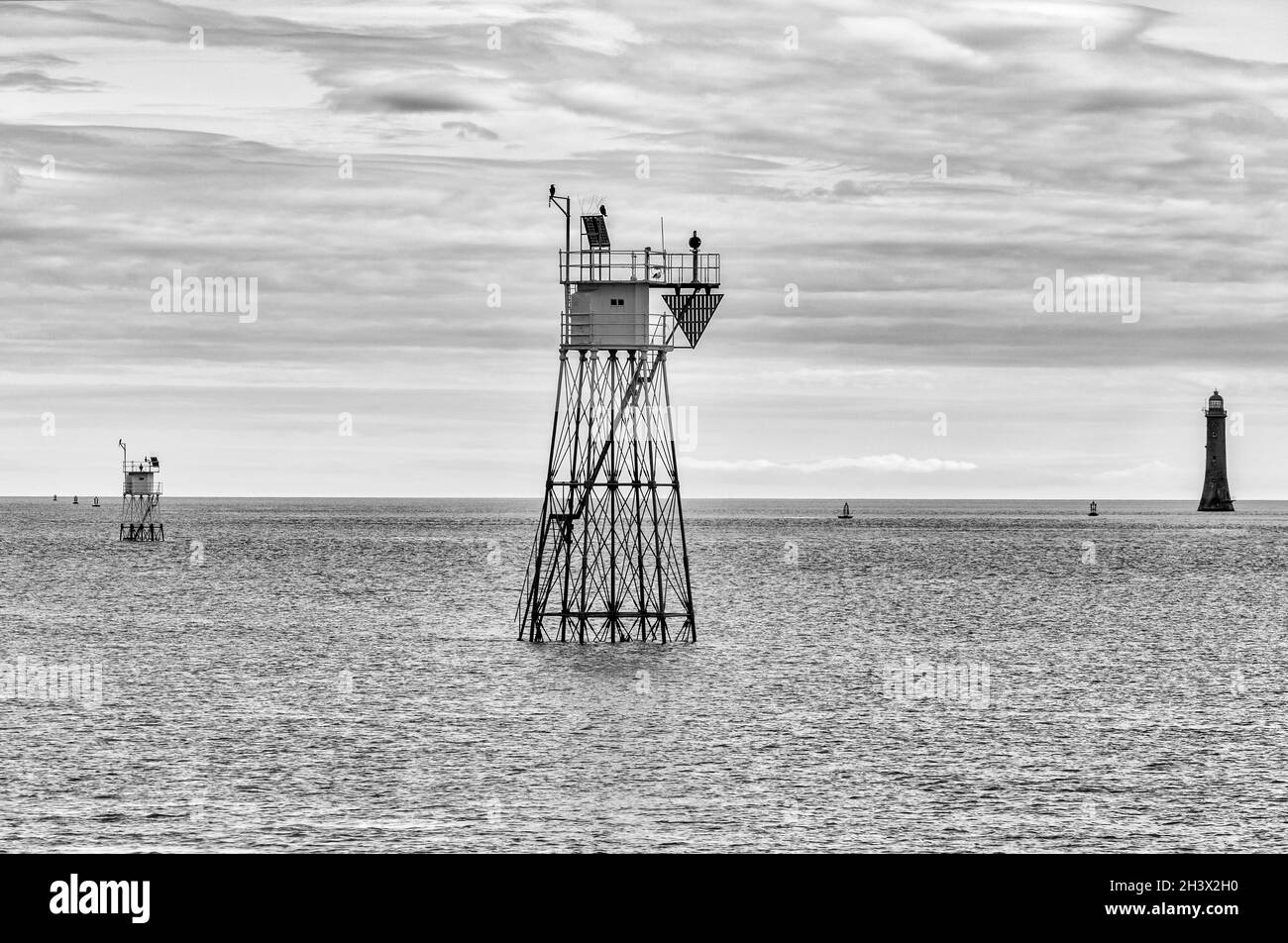 Green Island,Vidal Bank & Haulbowline Lighthouses, County Down