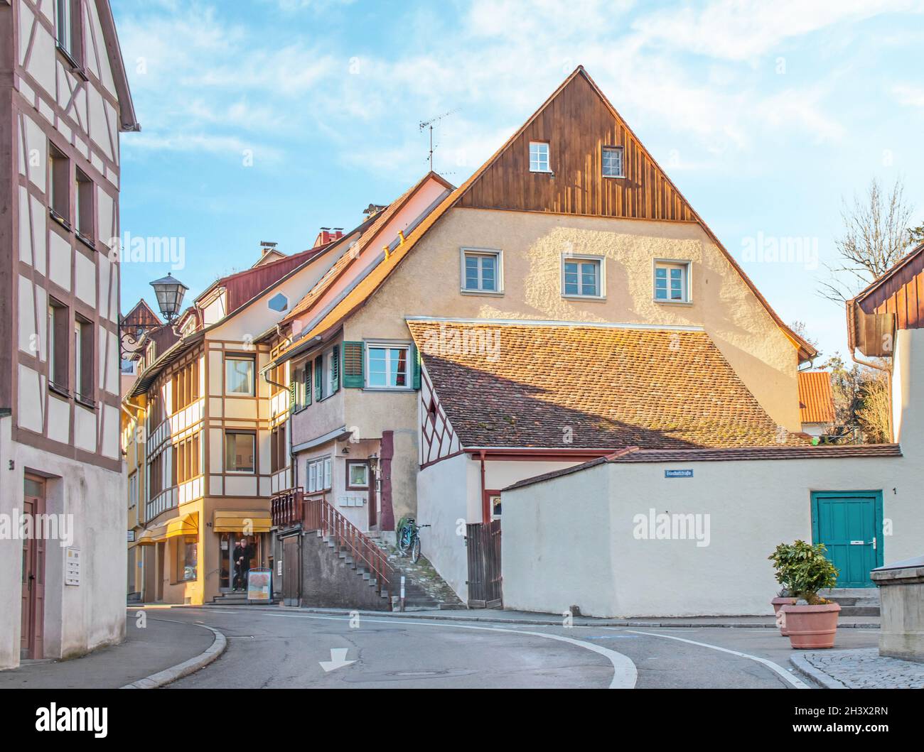 Old town, Ãœberlingen on Lake Constance Stock Photo