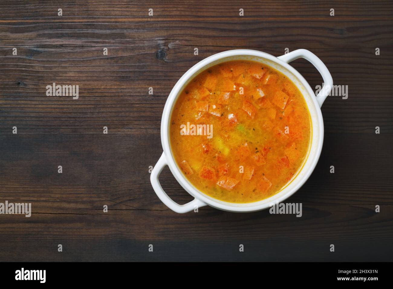 Bowl of soup Stock Photo Alamy