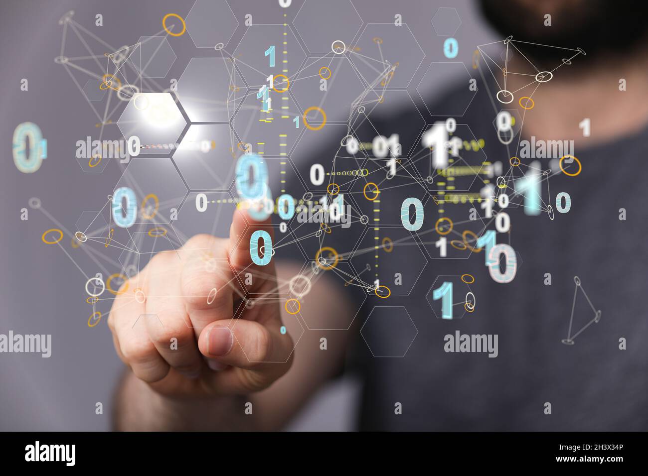 Floating codes hi-res stock photography and images - Alamy