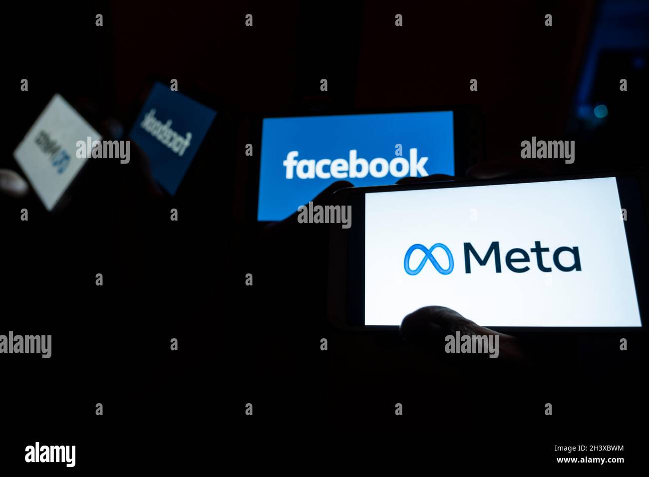 Facebook rebrand hi-res stock photography and images - Alamy