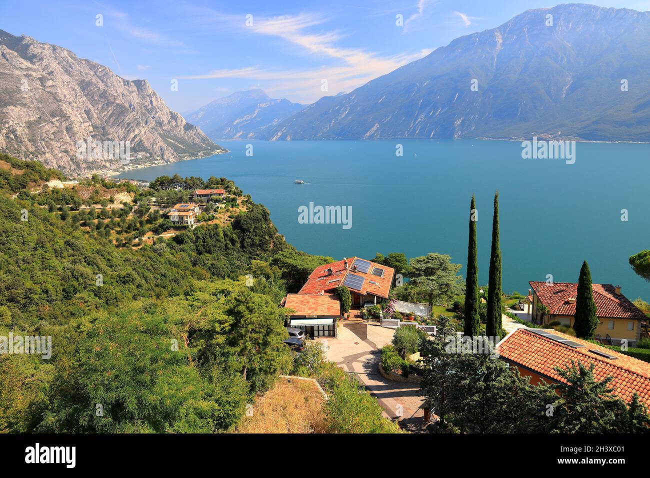 Bassanega at the Lake Garda. Lombardy, northern Italy, Europe. Stock Photo