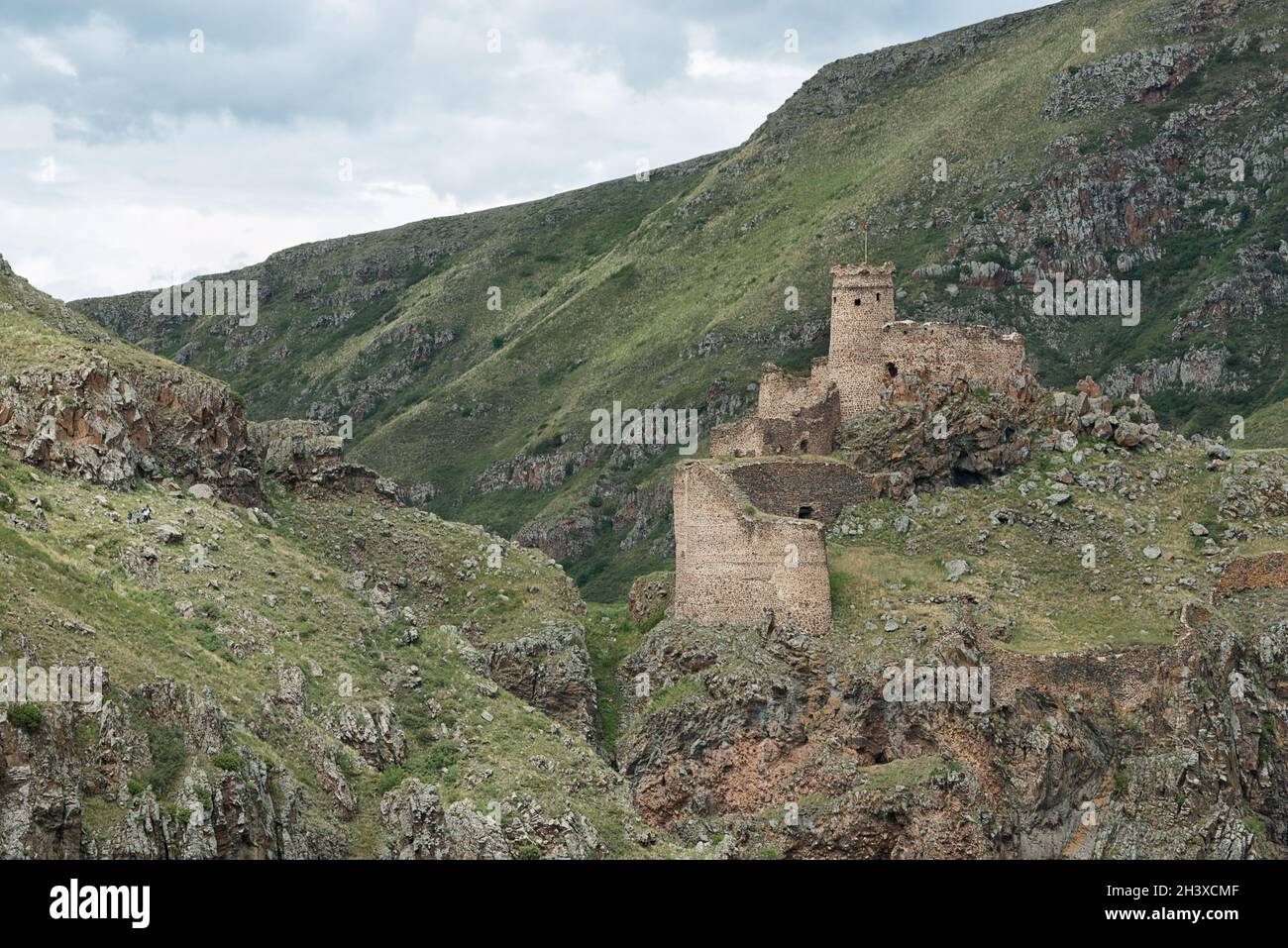 Seytan Castle in the Ardahan Province in Turkey Stock Photo