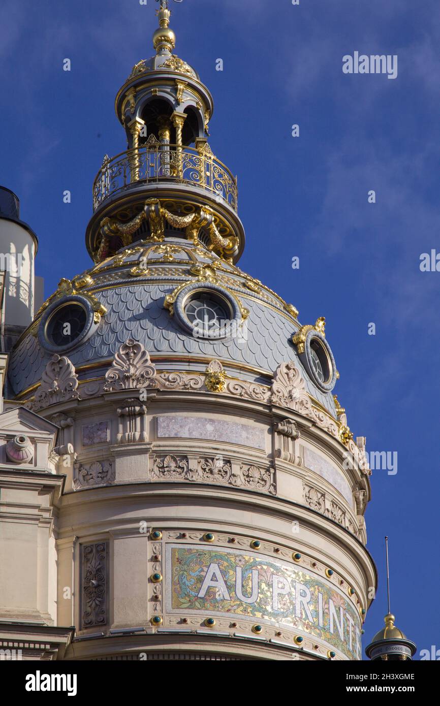 France, Paris, Au Printemps, department store Stock Photo Alamy