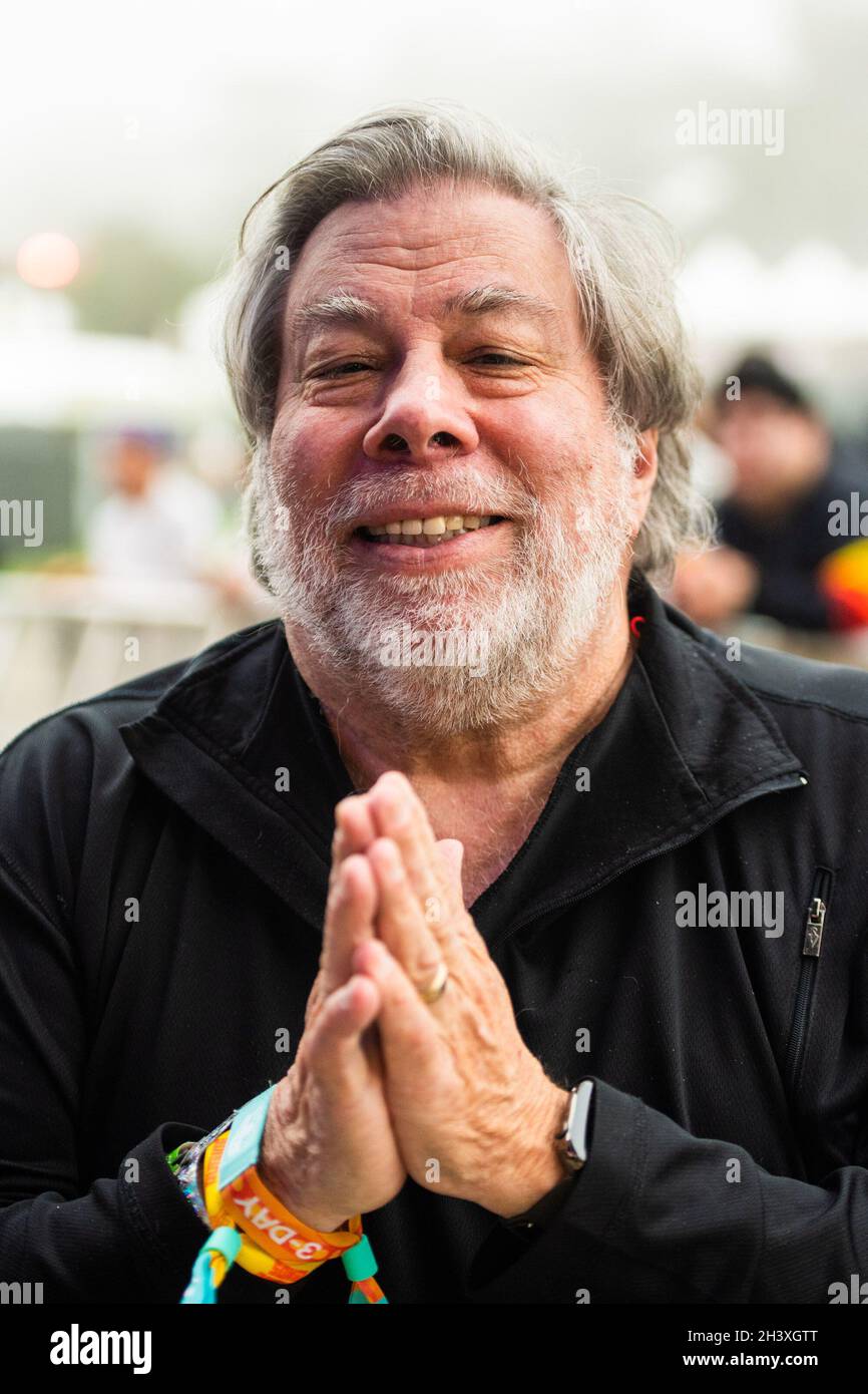 San Francisco, California, USA. 29th Oct, 2021. Steve Wozniak attends the 2021 Outside Lands Music and Arts festival at Golden Gate Park on October 29, 2021 in San Francisco, California. Credit: Chris Tuite/Image Space/Media Punch/Alamy Live News Stock Photo