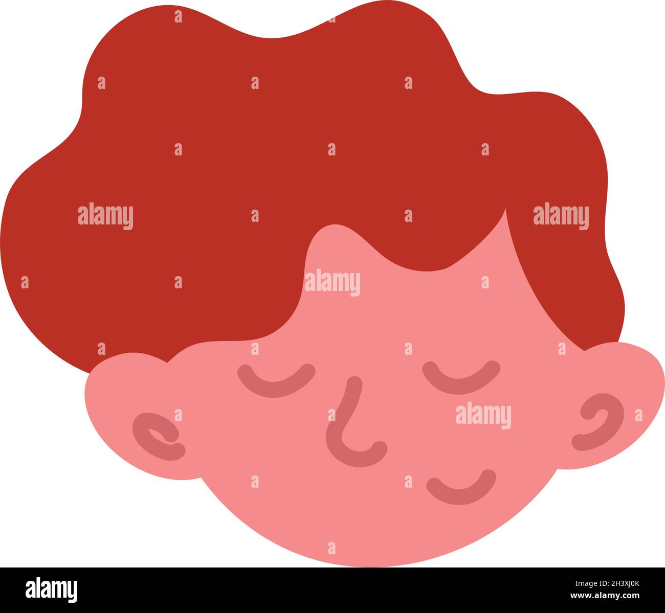 boy closed eyes Stock Vector Image &amp; Art - Alamy