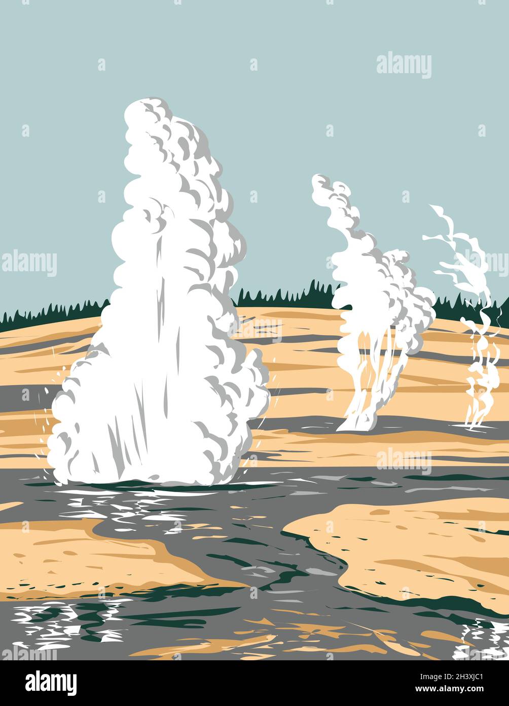 Norris Geyser Basin the Hottest Oldest and Most Dynamic of Yellowstone ...