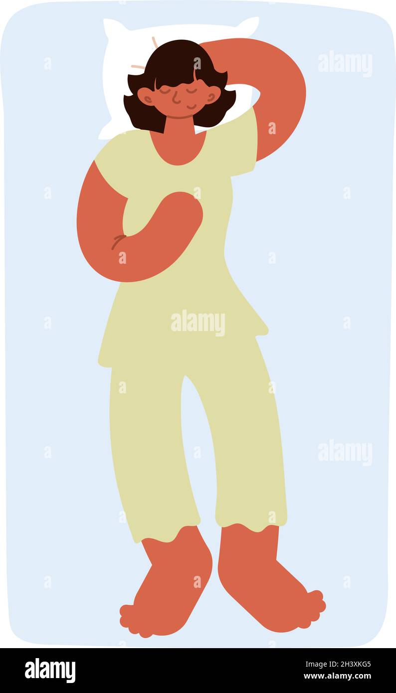 relaxing sleeping woman Stock Vector Image & Art - Alamy