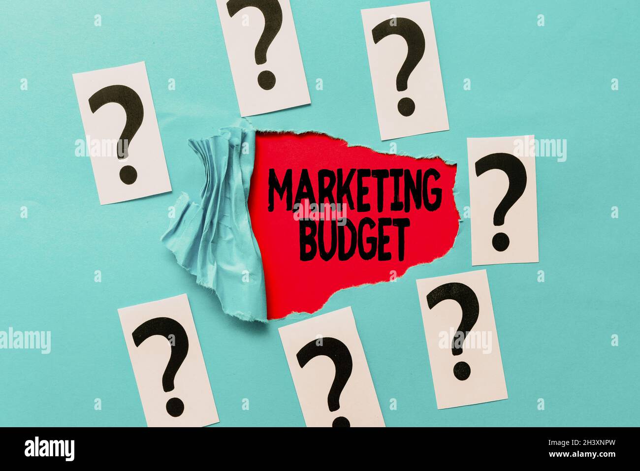 Inspiration showing sign Marketing Budget. Business overview estimated amount of cost required to promote products Brainstorming Stock Photo