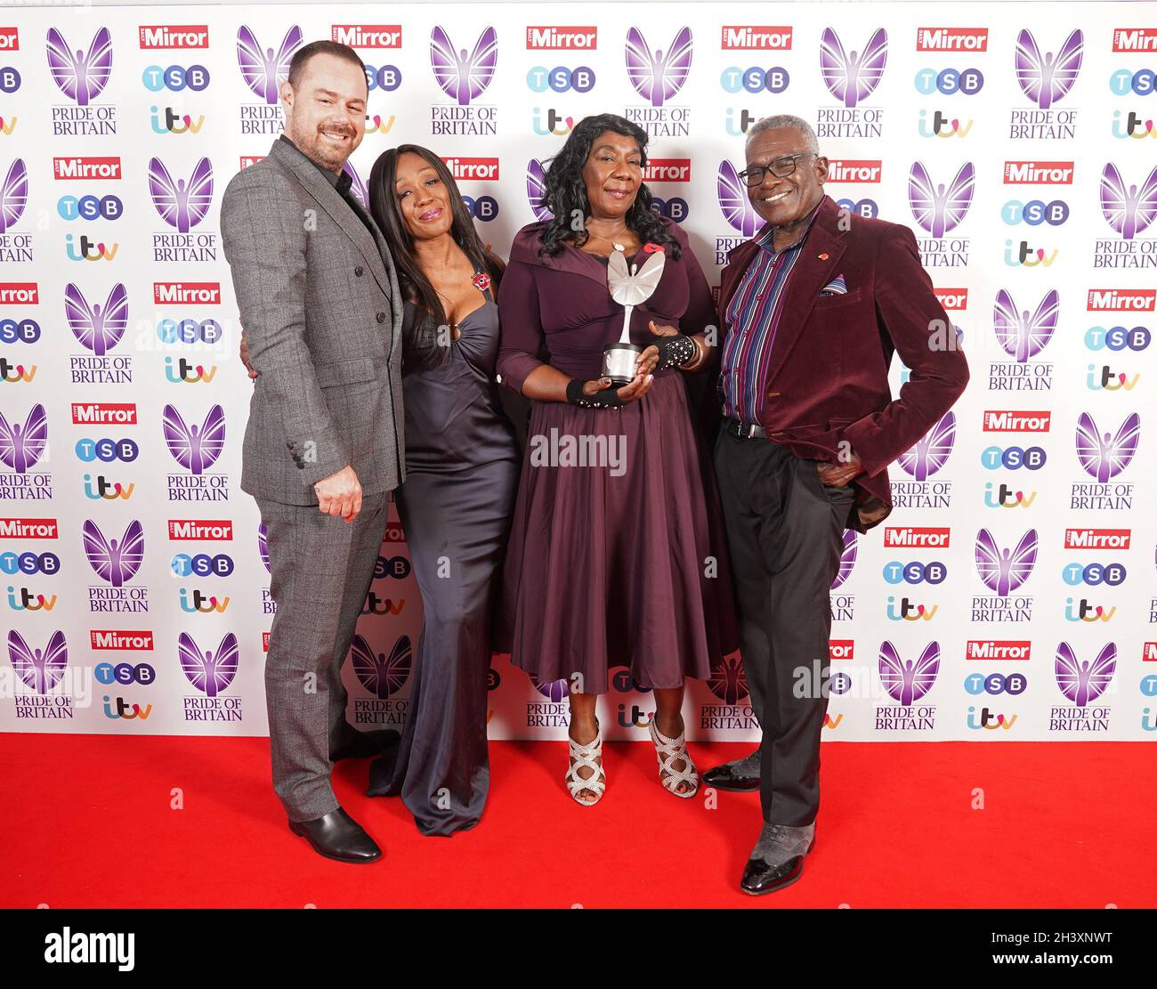 Special Recognition award winner Gee Walker (second right) with ...