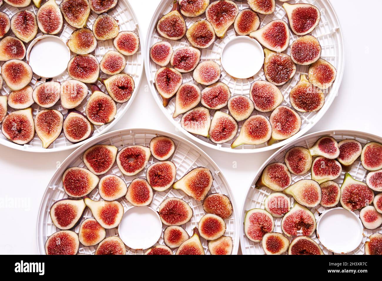 Fruit drying process on dehydrator on air Stock Photo Alamy