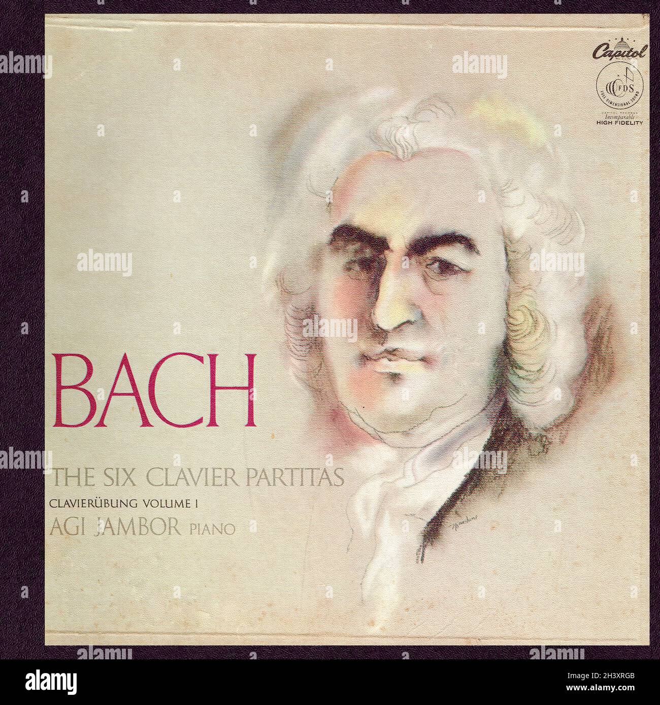 Bach Six Partitas for Clavier (KlavierÃ¼bung I) Jambor Capitol 1