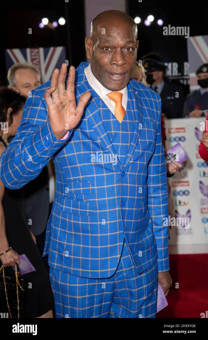 LONDON - ENGLAND 30 OCT: Frank Bruno  attends the Pride of Britain awards in partnership with TSB at the Grosvenor House Hotel, Park Street, London on the 30th October 2021. Photo by Gary Mitchell/Alamy Live News Stock Photo