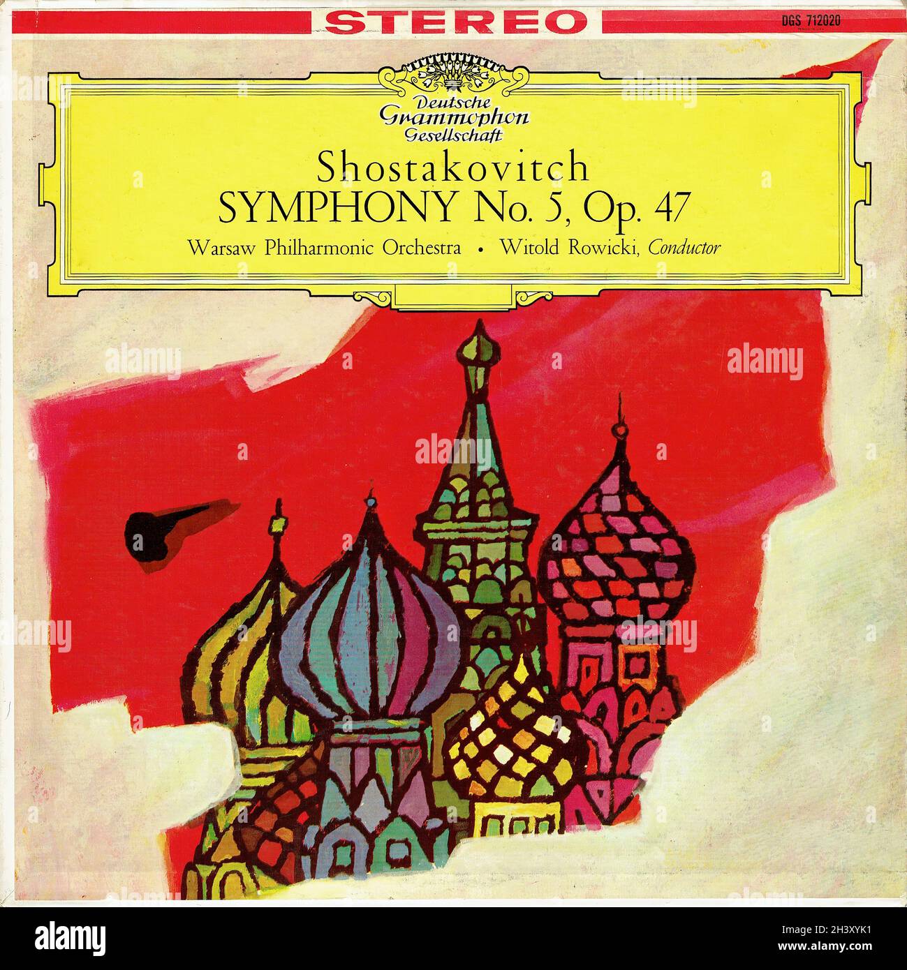 kandidatskole auktion forkorte Shostakovich Symphony 5 - Rowicki Deutsche Grammophon Tulips 1 - Classical  Music Vintage Vinyl Record Stock Photo - Alamy