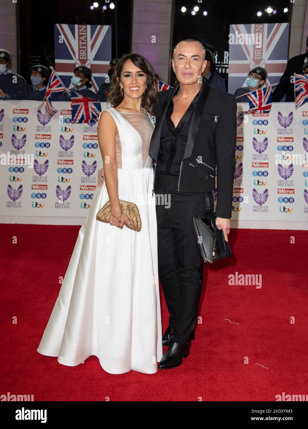 LONDON - ENGLAND 30 OCT: Janette Manrara and Julian MacDonald attend