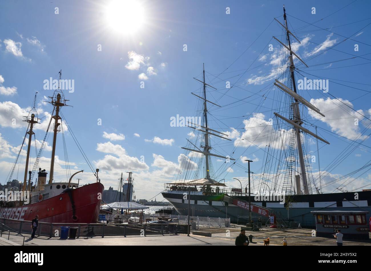 New York City’s South Street Seaport Pumpkin Arch is back for this fall
