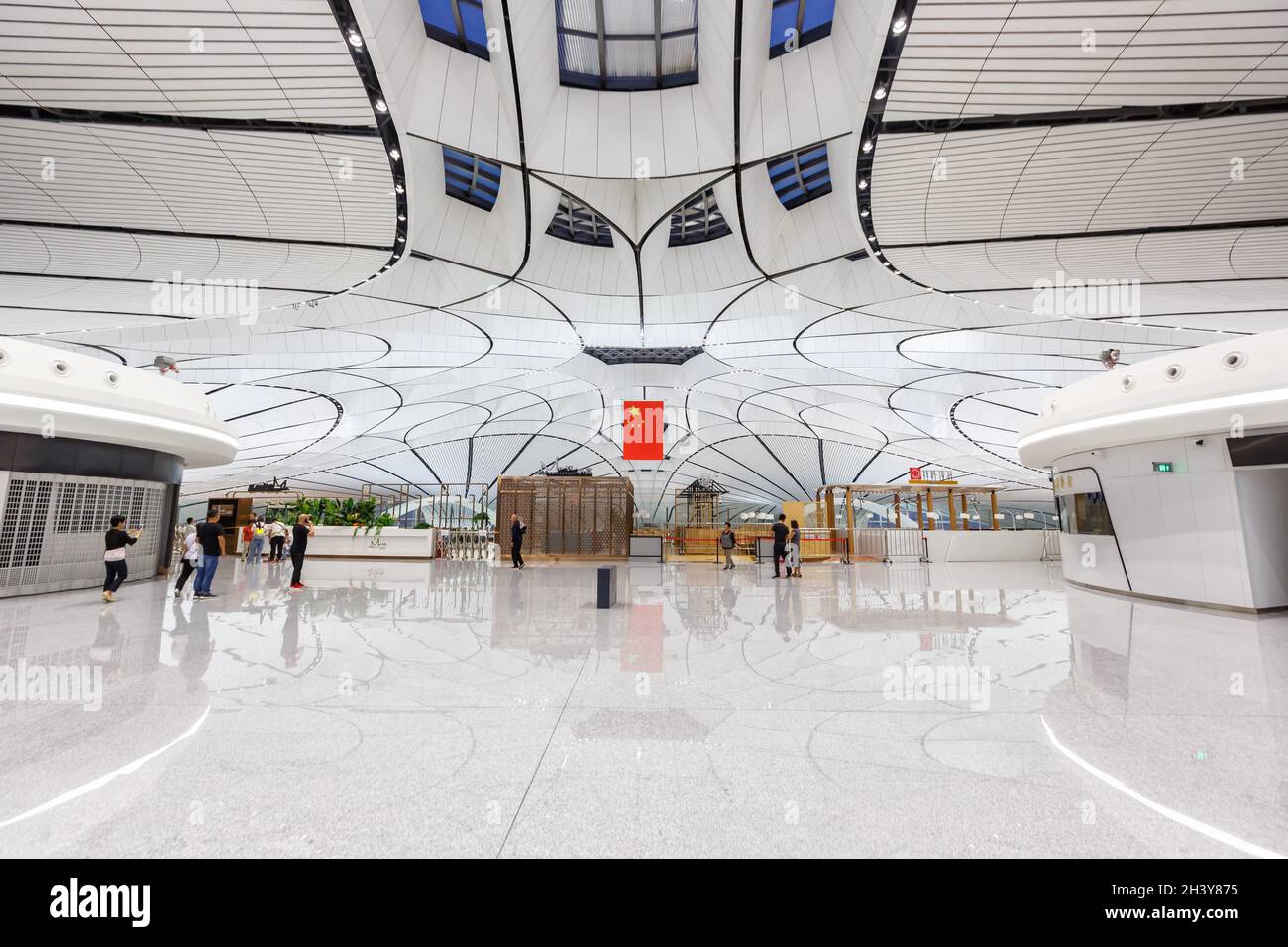 Flughafen Peking Beijing Daxing New International Airport Terminal in China Stock Photo