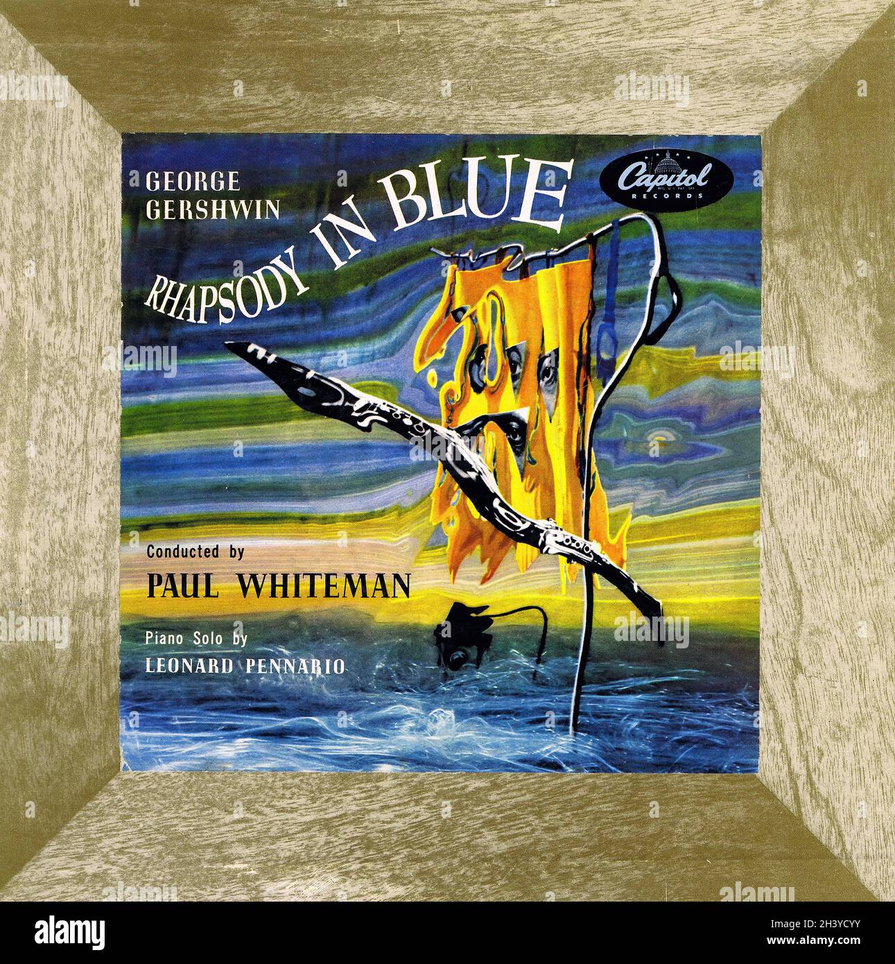 Rhapsody in Blue - Whiteman Capitol - Classical Music Vinyl Record Stock Photo - Alamy