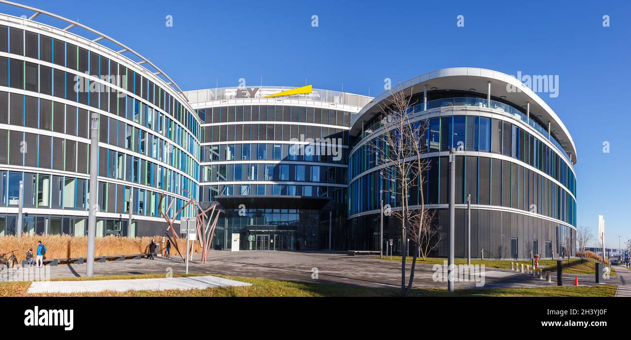 Ernst Young EY Headquarters in the Skyloop Building Panorama at