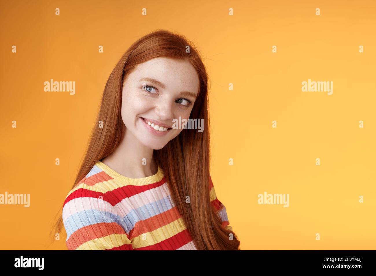 Guy checking out girl hires stock photography and images Alamy