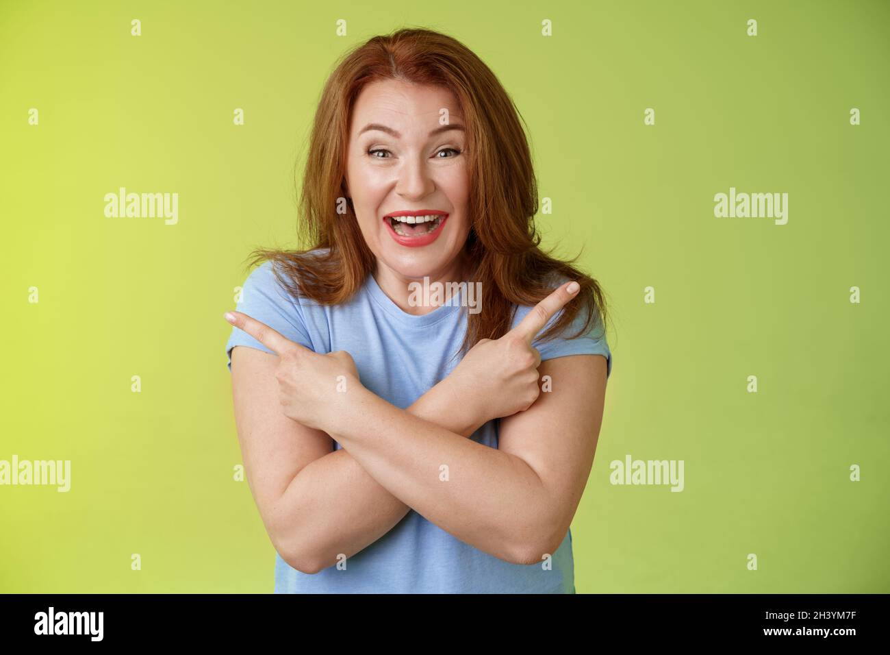 Mature woman unsure body hi-res stock photography and images - Alamy