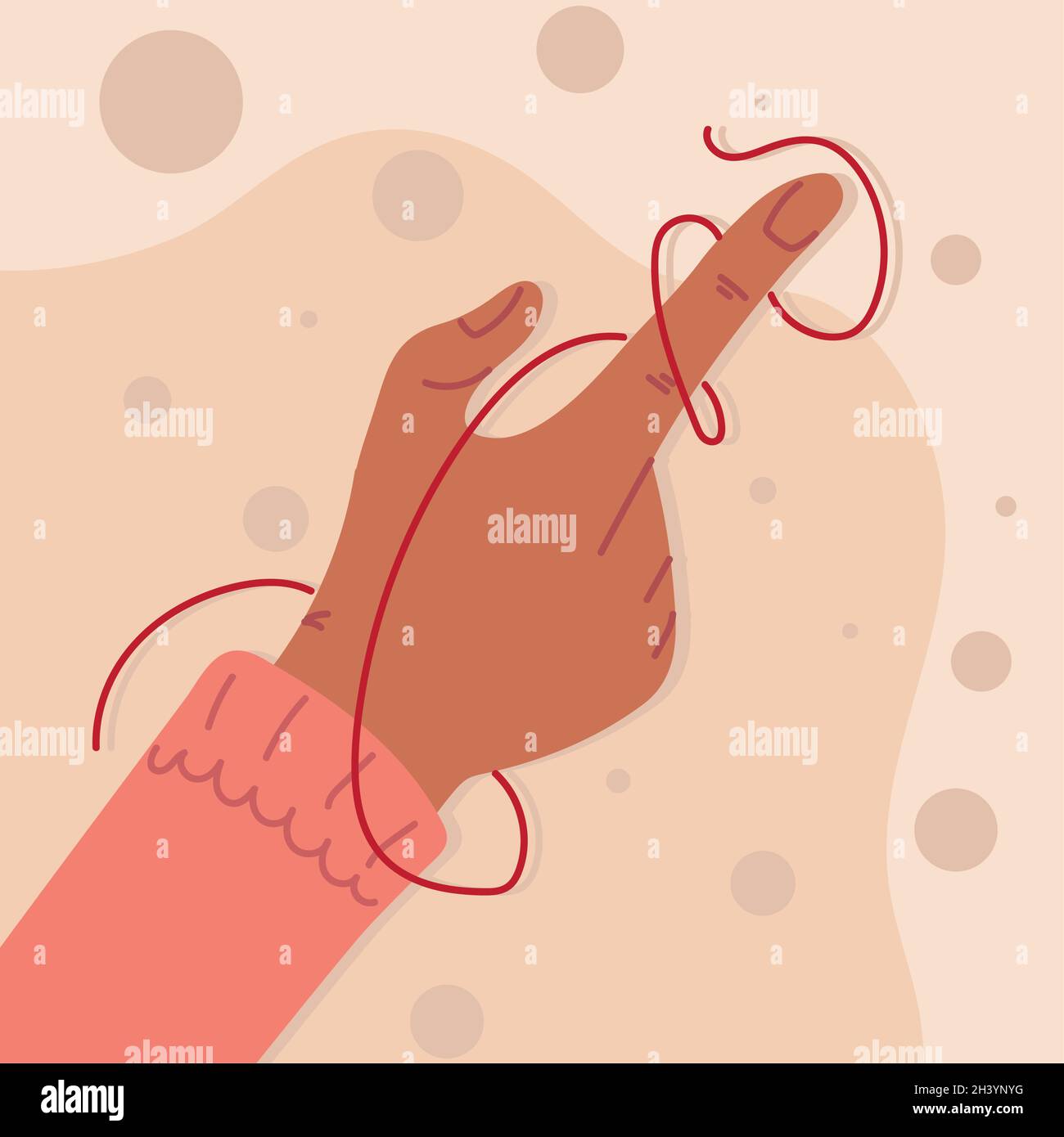 Woman memory ribbon finger hi-res stock photography and images - Alamy