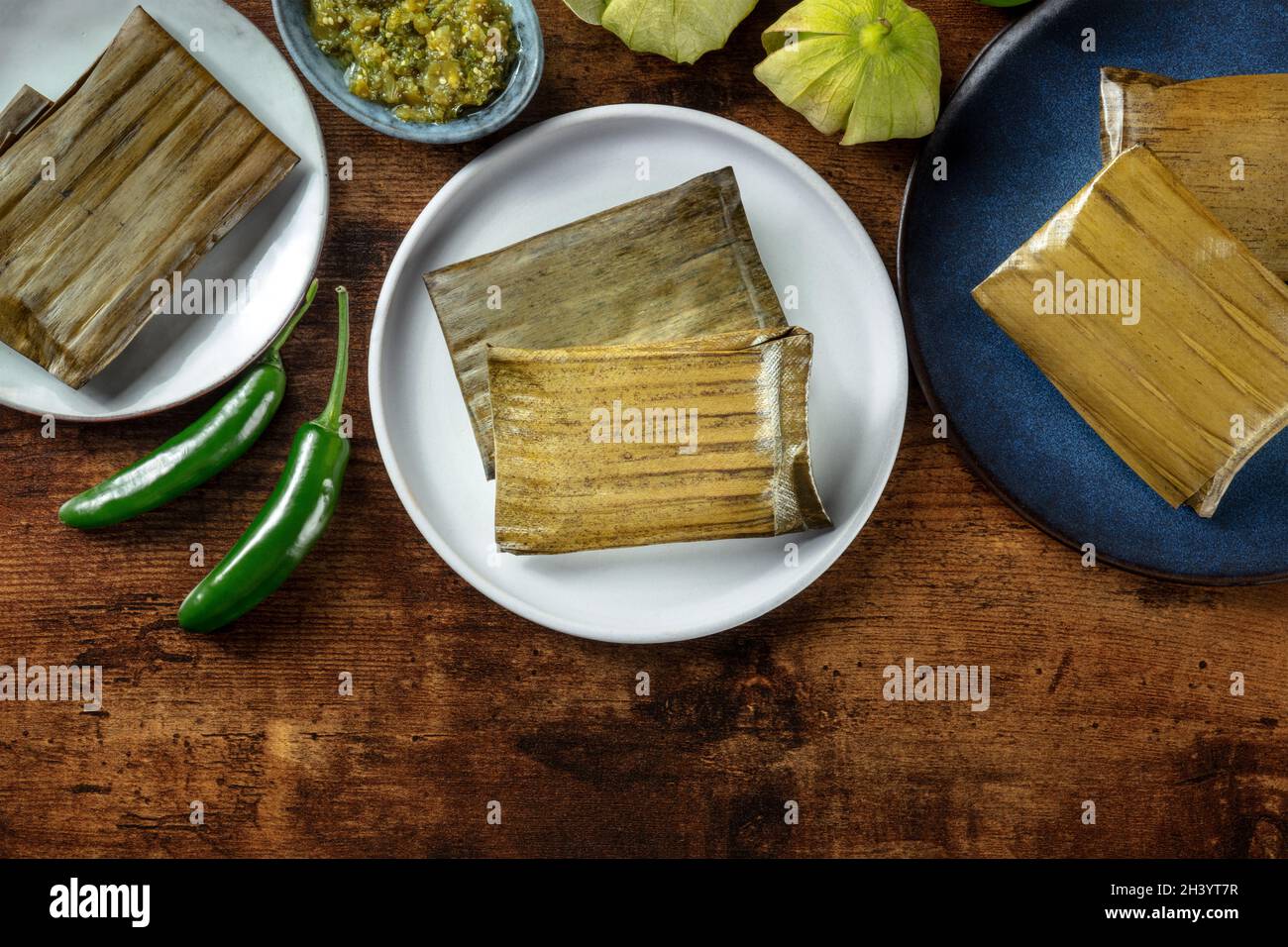 Tamales oaxaquenos, traditional dish of the cuisine of Mexico Stock Photo Alamy