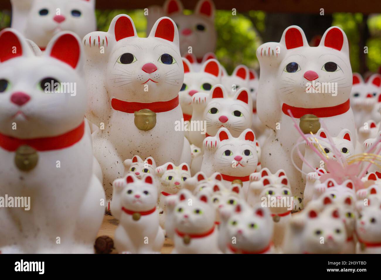 Beckoning (Gotokuji Setagaya-ku, Tokyo) Stock Photo