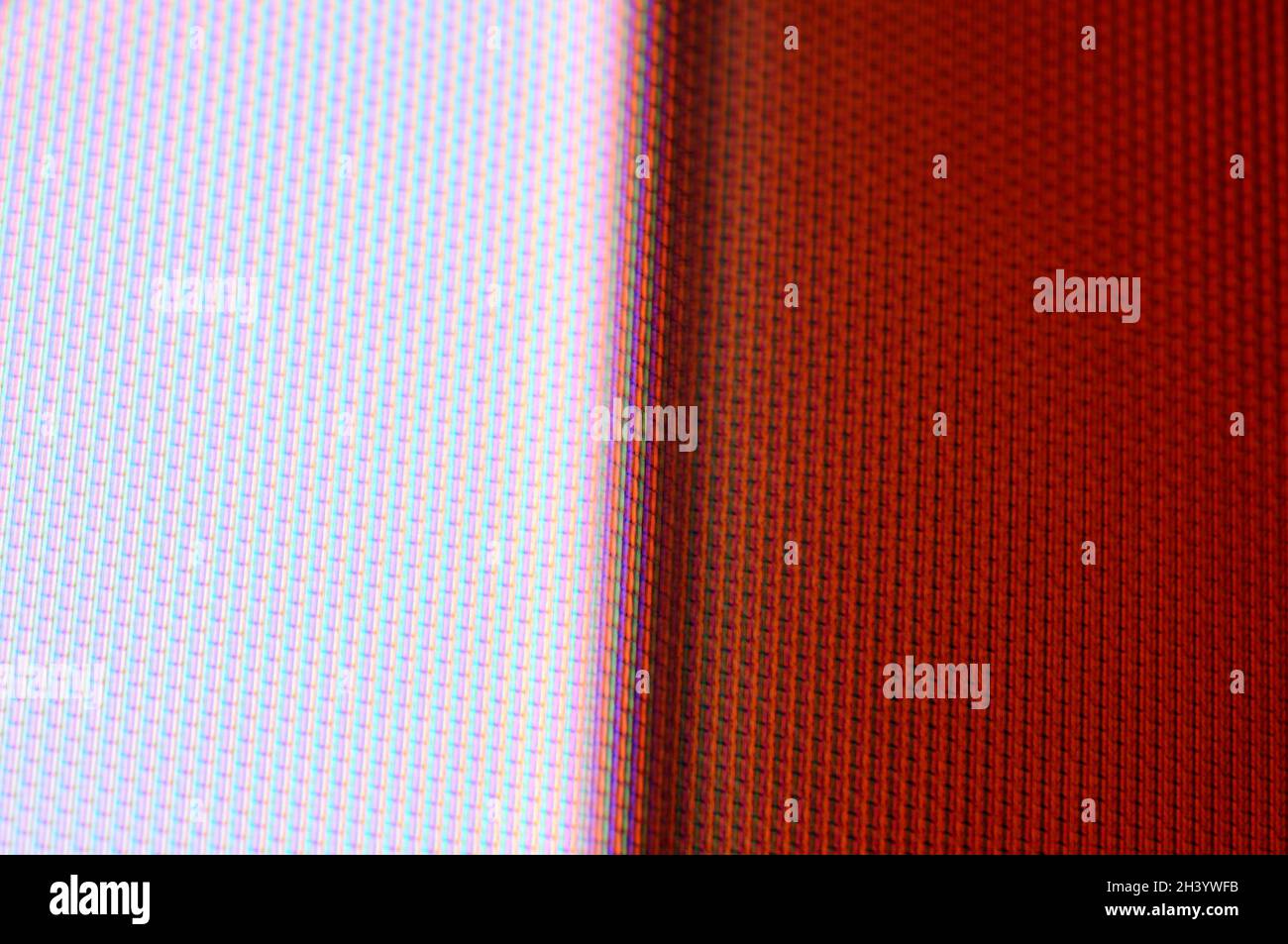 CRT screen close-up Stock Photo