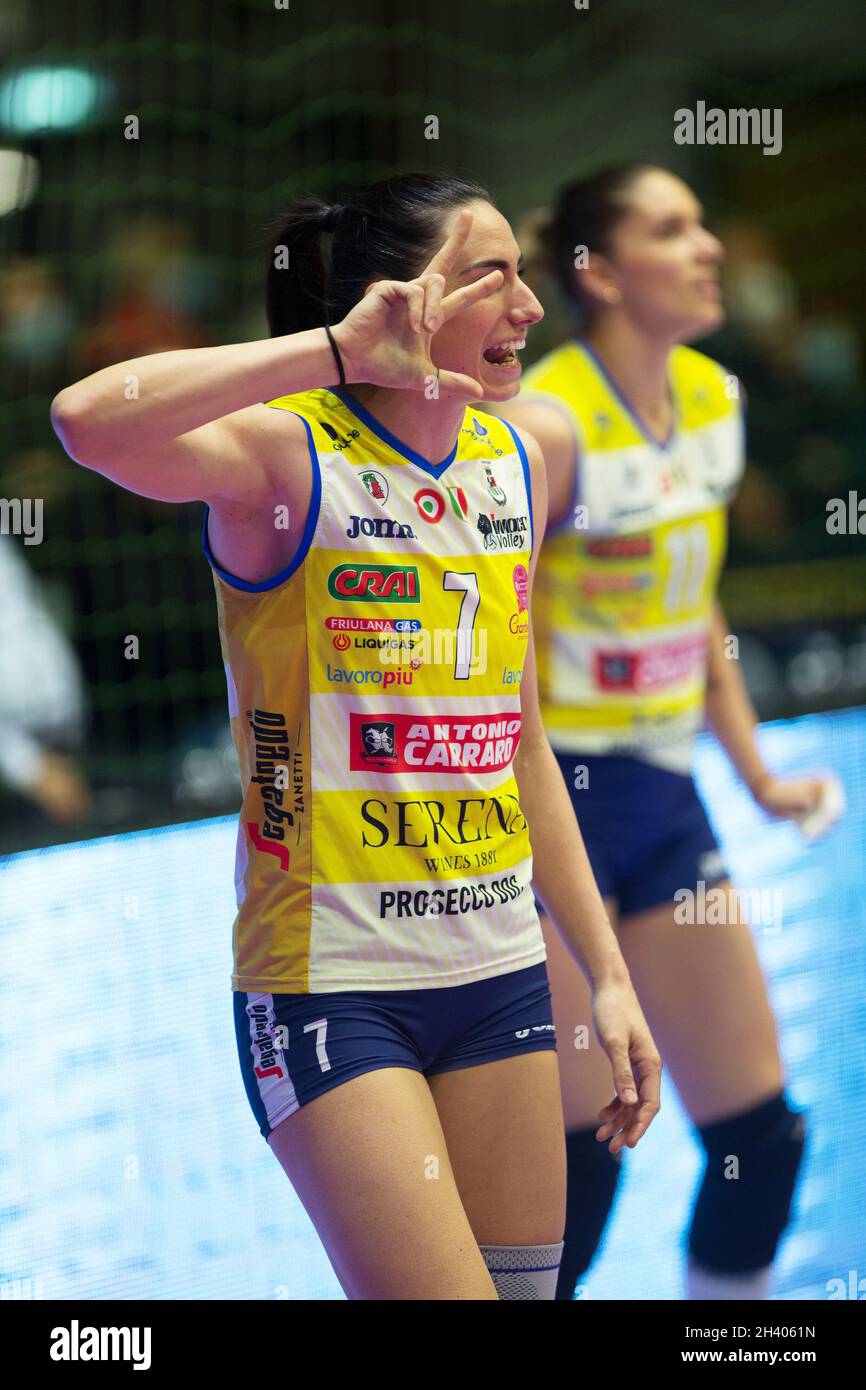 FOLIE RAPHAELA (Imoco Volley Conegliano) during Vero Volley Monza vs Imoco  Volley Conegliano, Volleyball Italian Serie A1 Women match in Monza (MB),  Italy, October 30 2021 Stock Photo - Alamy