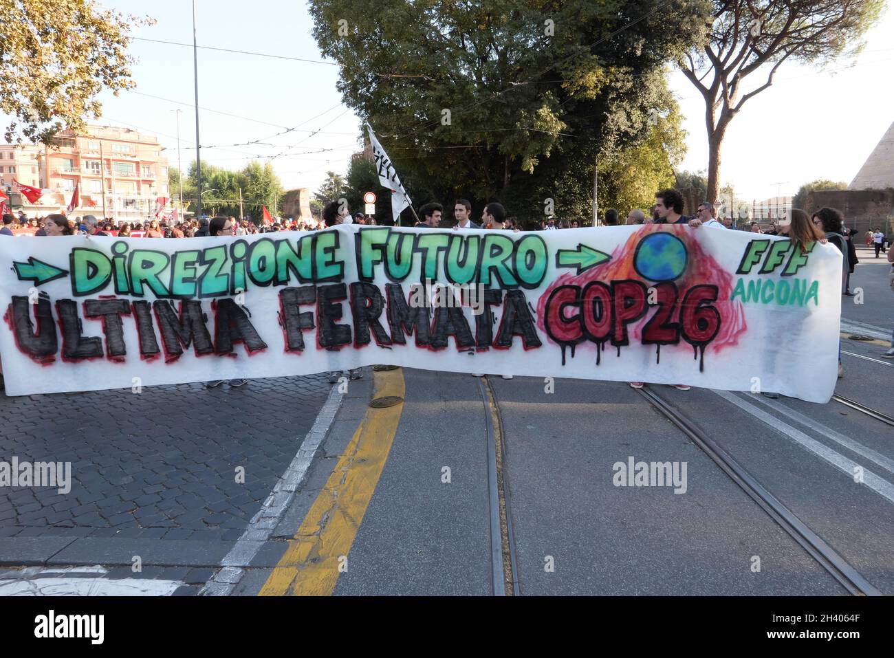 PROTEST DEMONSTRATION AGAINST THE G 20 Stock Photo