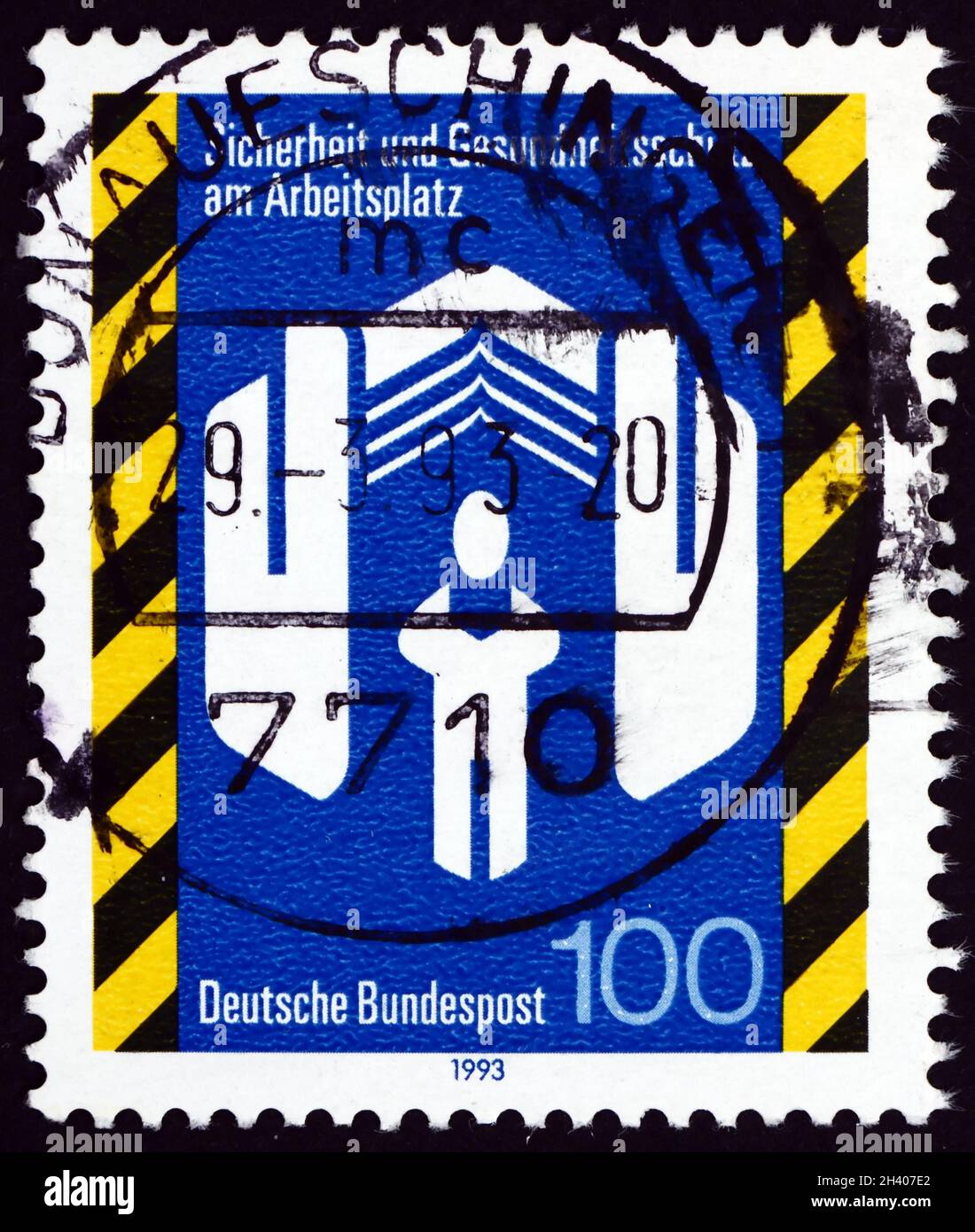 GERMANY CIRCA 1993 a stamp printed in Germany shows Health and