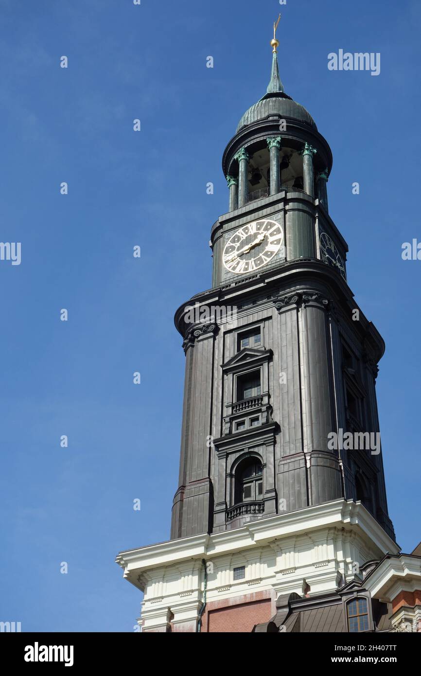 The Hamburg Michel Stock Photo - Alamy