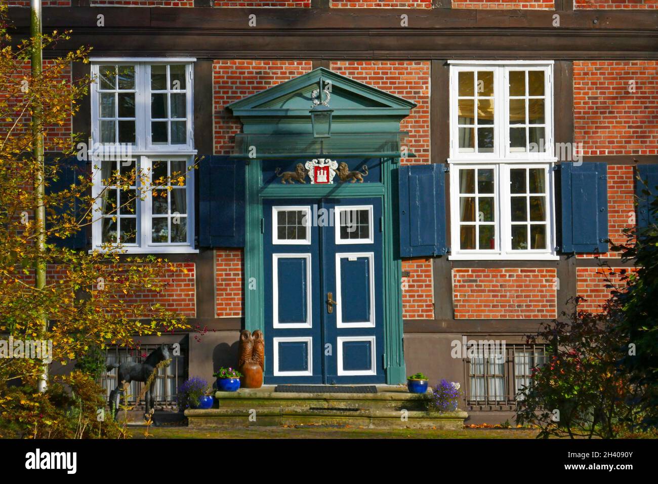 Wohldorf mansion from 1714 Stock Photo