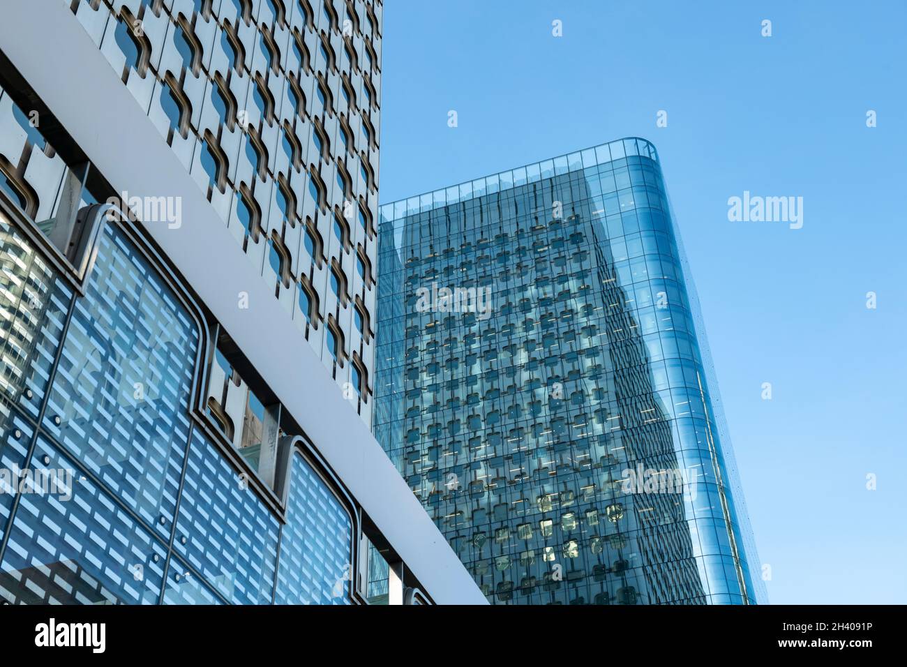 Image of the windows office building in La Defense area; Paris; France Stock Photo
