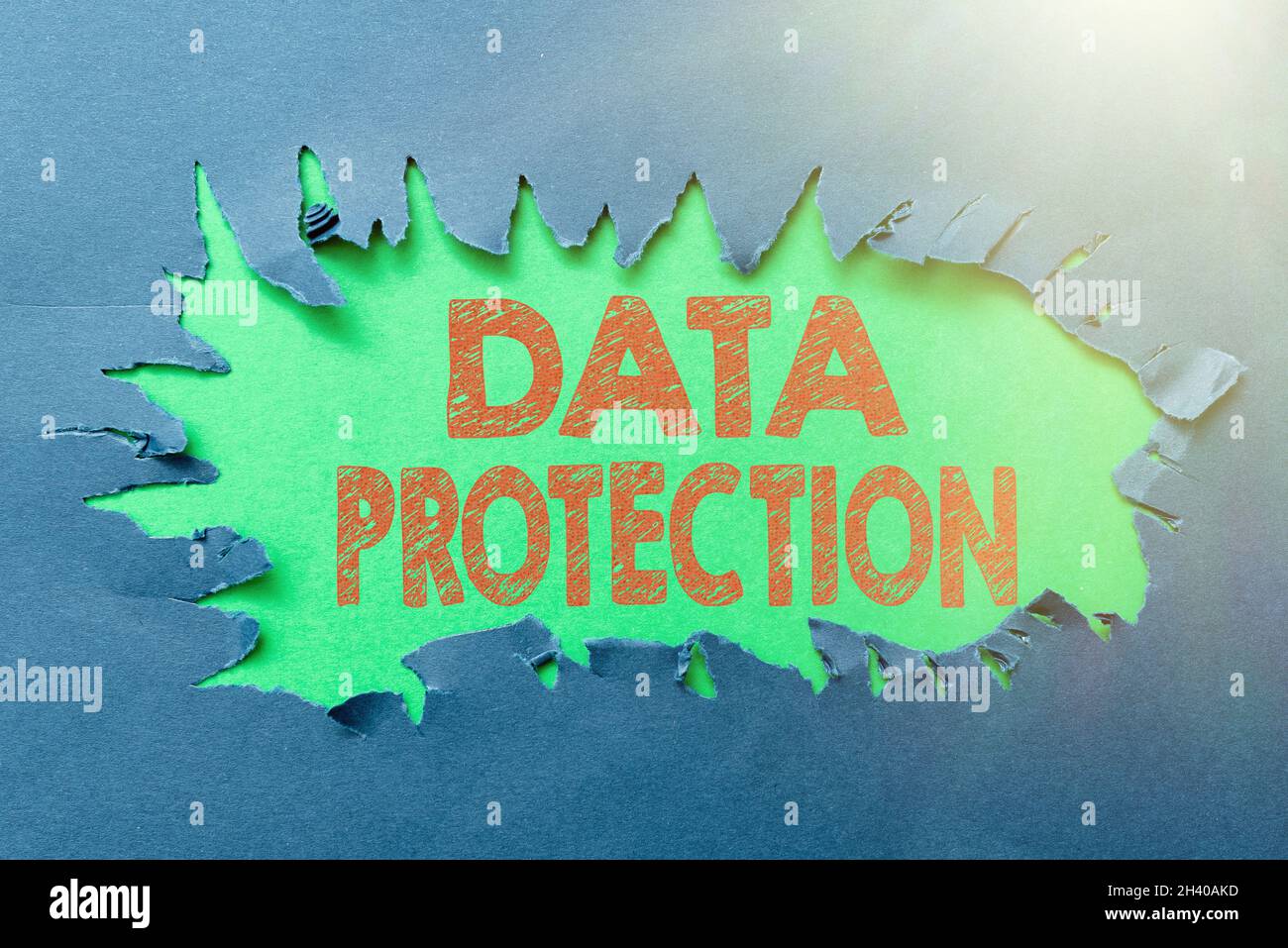 Conceptual caption Data Protection. Business overview legal control over access and use of data stored in computer Thinking New Stock Photo