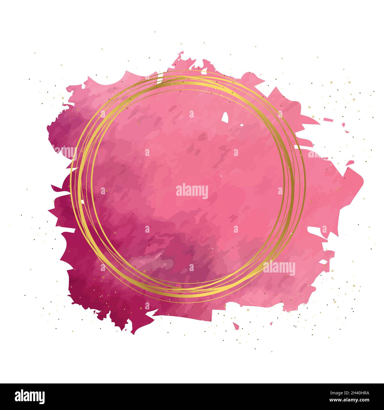 Abstract Cover for Highlights with pink glitter. Vector illustration Stock Vector